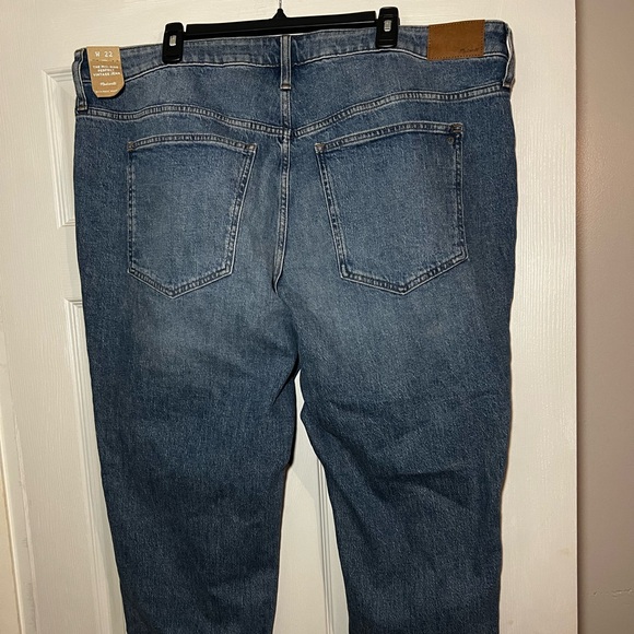 Madewell The Perfect Vintage Ripped Crop Straight Leg Jeans - Picture 5 of 6